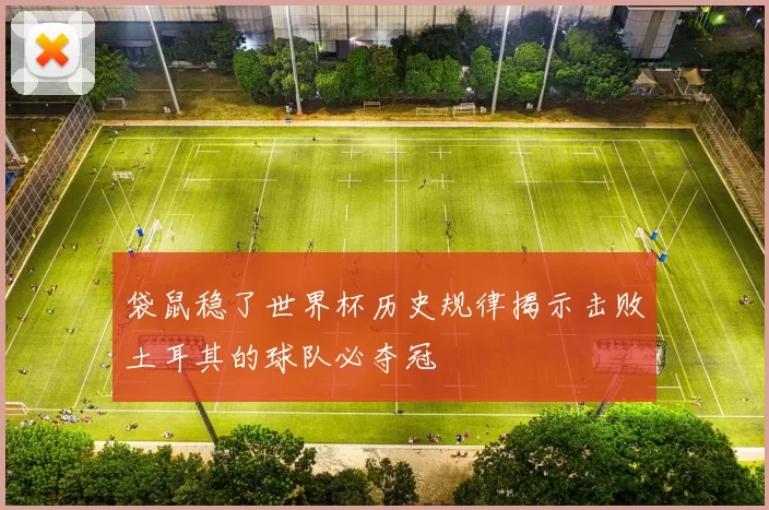 袋鼠稳了世界杯历史规律揭示击败土耳其的球队必夺冠
